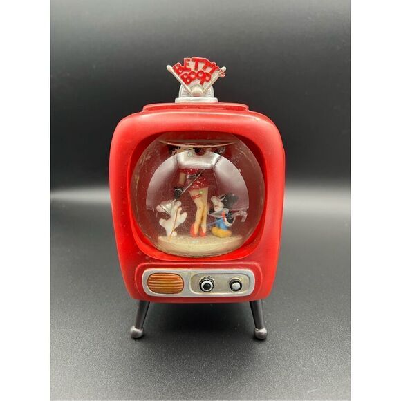 Westland 2002 Betty Boop Water Snow Globe TV/Television - Picture 1 of 9